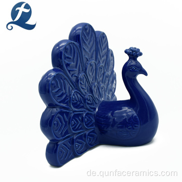 Home Decor Keramik Pfau Figur Kunsthandwerk